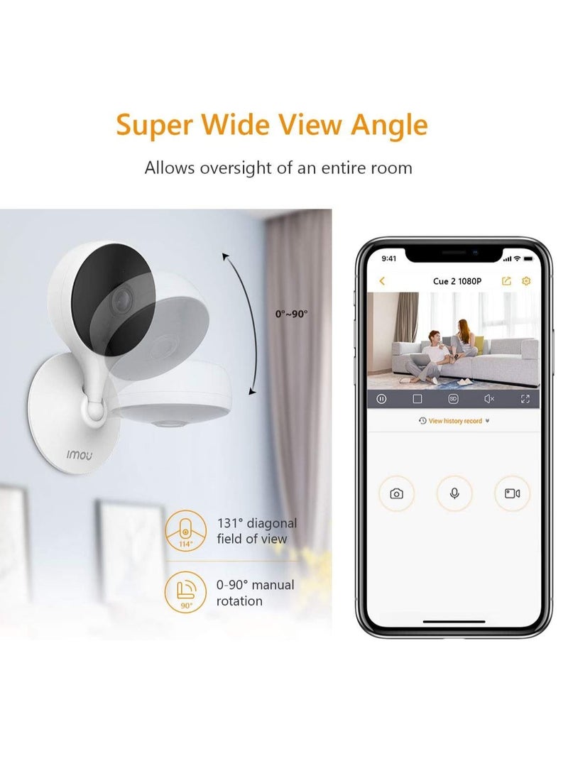 IMOU Cue 2C Baby Monitor 1080P WiFi Security Camera With Human Detection and Night Vision,Cloud,SD Card Slot Up to 256GB  - Image 5