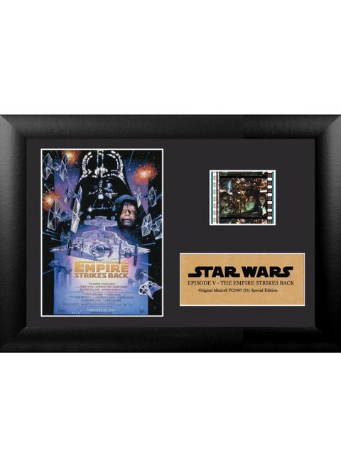 FilmCells Star Wars: Episode V - The Empire Strikes Back - Officially Licensed Collectible - 7 x 5 MiniCell Desktop Presentation Featuring 35 mm Movie Clip with Easel Stand and Certificate of Authenticity