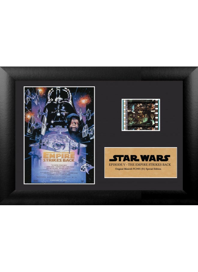 FilmCells Star Wars: Episode V - The Empire Strikes Back - Officially Licensed Collectible - 7 x 5 MiniCell Desktop Presentation Featuring 35 mm Movie Clip with Easel Stand and Certificate of Authenticity