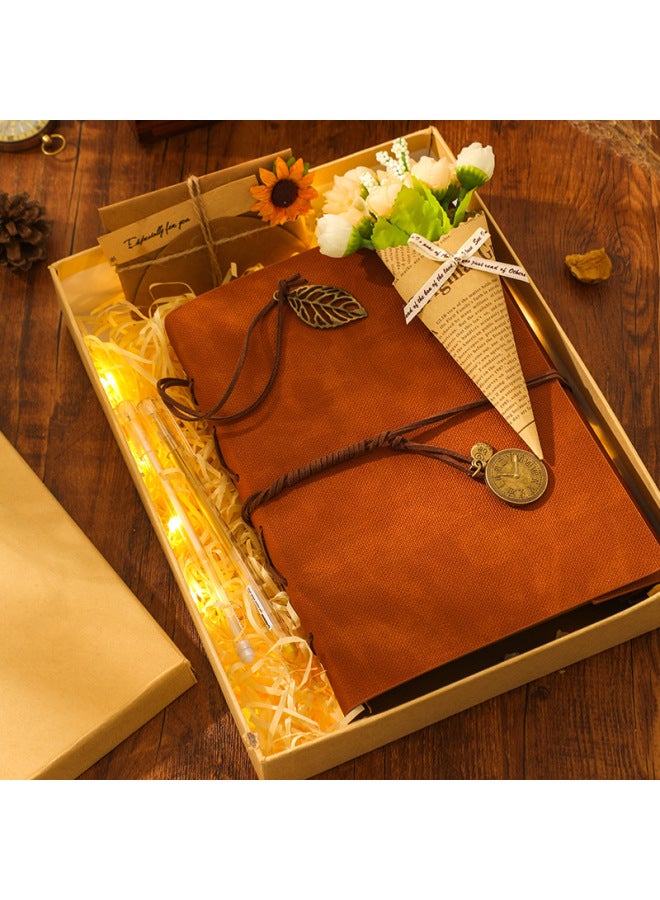 Chic Vintage Diy Album With Gift Box Star-chasing Bill Collection Book Hot Handmade Scrapbook Memoirs - Image 1