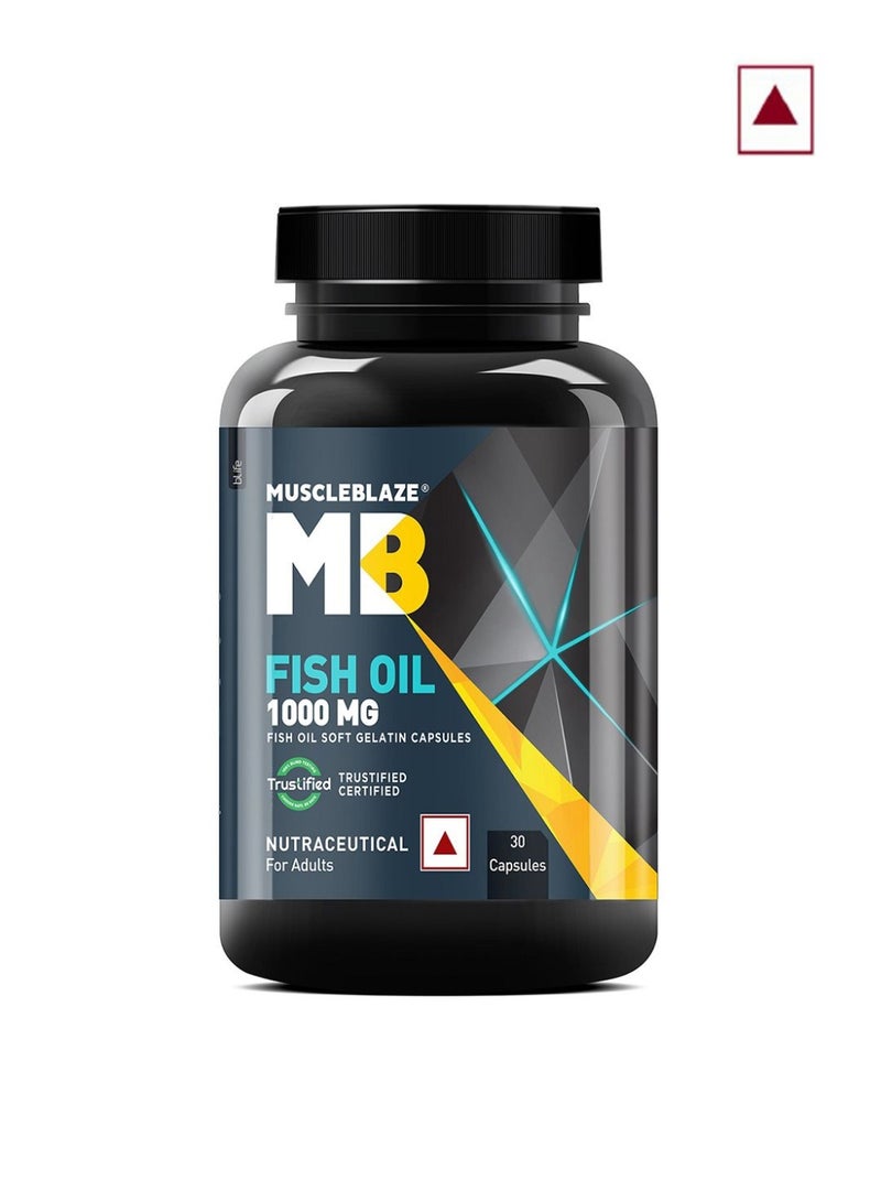 مسل بلايز مجموعة MuscleBlaze المزدوجة: فيتامينات متعددة يومية Mb-Vite (60 قرصاً) تحتوي على 51 مكوناً و6 مزيجاً غذائياً + زيت السمك أوميغا 3 بتركيز 1000 ملغ (60 كبسولة) - يحتوي على 180 ملغ EPA و120 ملغ DHA. - Image 2