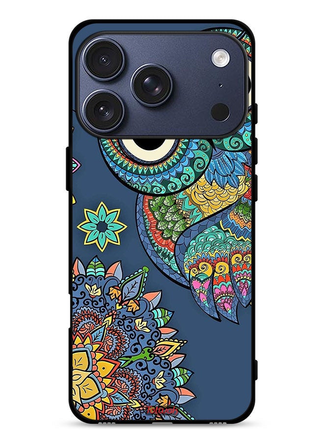Tolwak Apple iPhone 17 Pro Protective Case Cover Floral Owl - Image 1