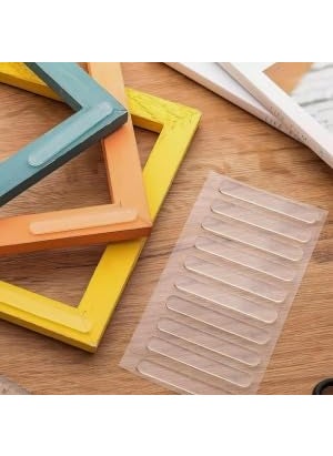Gelofler GELOFLER Wall Protector Rubber Stopper Clear Round Door Knob Cover Self Adhesive Bumpers Guard from Doors Handle Door Stop Stick  - Image 5