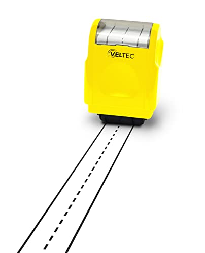 Veltec Dashed Handwriting Lines Practice Roller Stamp for Kids, Parents and Teachers (Yellow) - Image 4