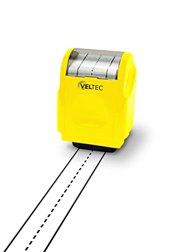Veltec Dashed Handwriting Lines Practice Roller Stamp for Kids, Parents and Teachers (Yellow) - Image 3