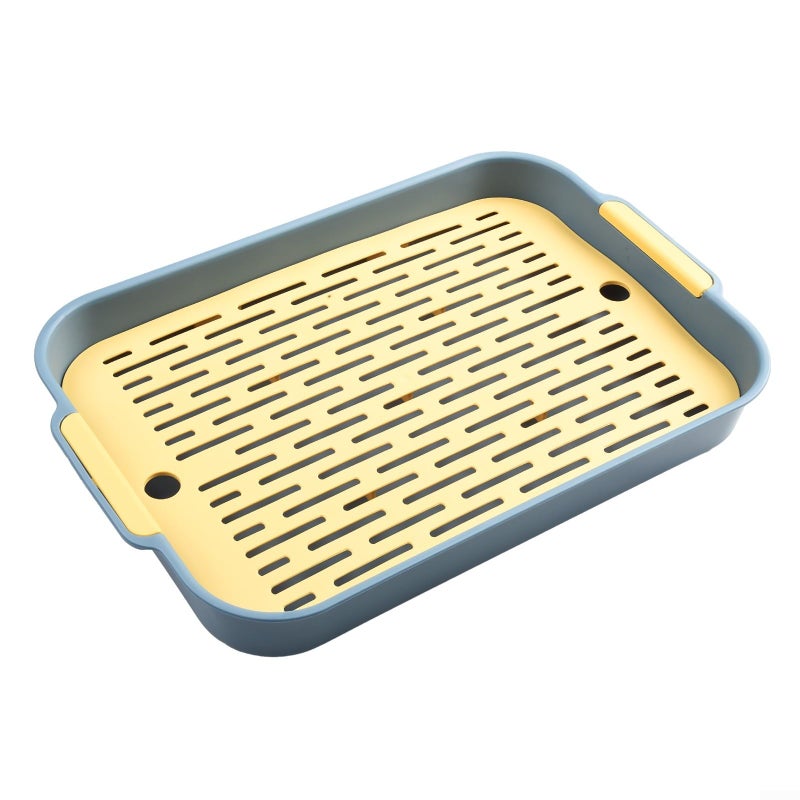 Small Pet Litter Tray Detachable Grid Easy Clean Size D - Image 3