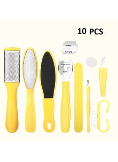 ORiTi Pedicure Kit Foot File Set 20.32 25.4 Cm 1 Professional Manicure Nail Foot Spa Care Tools Double Sided Files Scraper Rasp - Blue  - Image 5