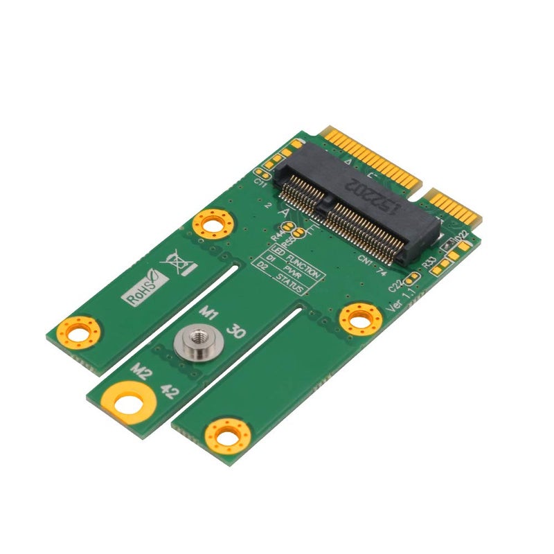 SUPERPLUS M.2 (NGFF Key E) to MPCIe (PCIe+USB) Adapter pcie Card m.2 pcie Adapter - Image 1