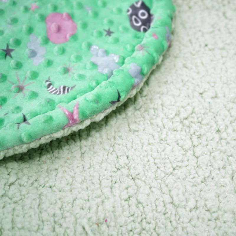 Florida Florida All Season Hooded Baby Blanket Swaddler Wrapper Flannel Soft and Comfortable for New Born Baby Girls and Boys-Wrap Sea Green - Image 4