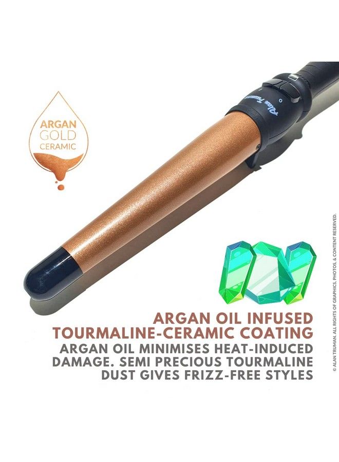 Alan Truman آلان ترومان آت واند 32 عصا آلان ترومان M602B أرغان الذهبية 32 ملم (ذهب أسود) - Image 5