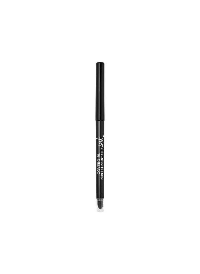 CoverGirl COVERGIRL Perfect Point Plus Ink Gel Eye Pencil, Pigmented, Long-Wearing, Vegan Formula, Matte Jet Black 275, 0.01oz  - Image 1