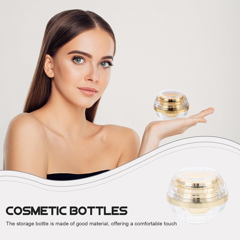 ABOOFAN Refillable Face Cream Jar 50g Small Acrylic Cosmetics Sample Box Travel Storage Container with Screw Lid for Lotion Skincare - Image 4