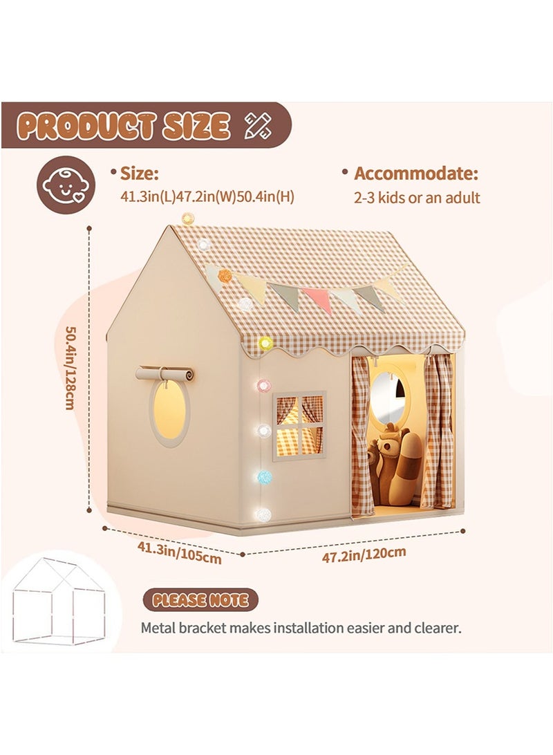 Yoawllty Large Kids Tent House, Play Tent with Birthday Party Decoration, Play House for Baby Princess Castle Tent, Indoor Room Toys for Girls Boys - Image 3