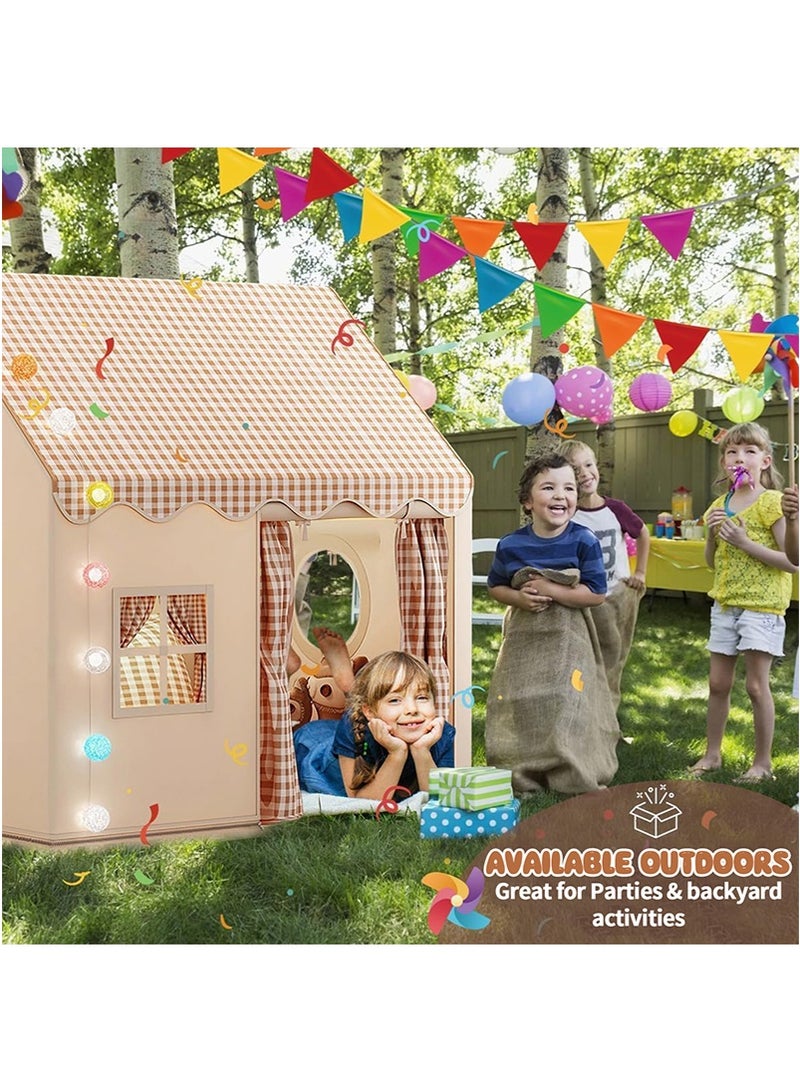 Yoawllty Large Kids Tent House, Play Tent with Birthday Party Decoration, Play House for Baby Princess Castle Tent, Indoor Room Toys for Girls Boys - Image 5