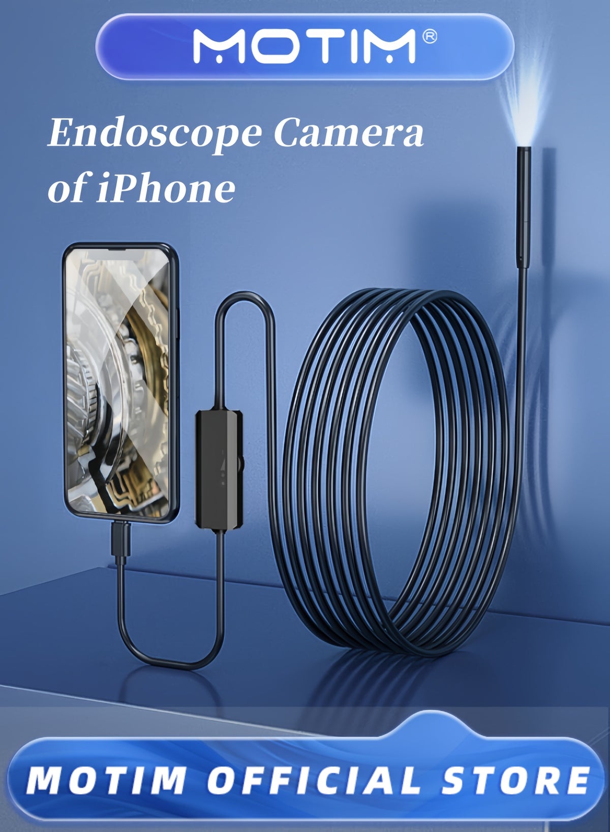 Motim Motim iPhone Endoscope Camera Hd Probe ZCDB68F32438CE43FCE0FZ