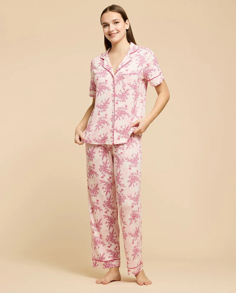 R&B Printed Pyjama Set