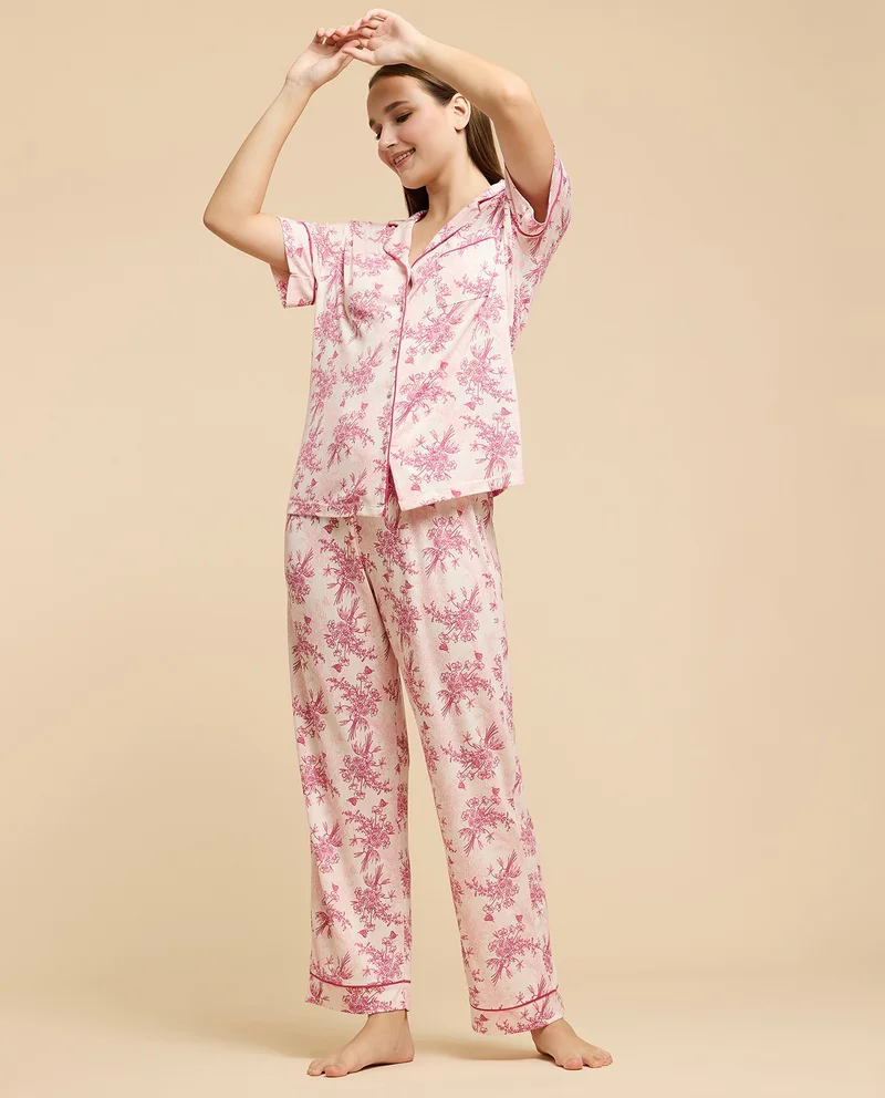 R&B Printed Pyjama Set
