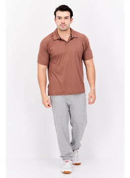 Legend Men Sportswear Fit Short Sleeve Polo Golf Shirts, Brown  - Image 4