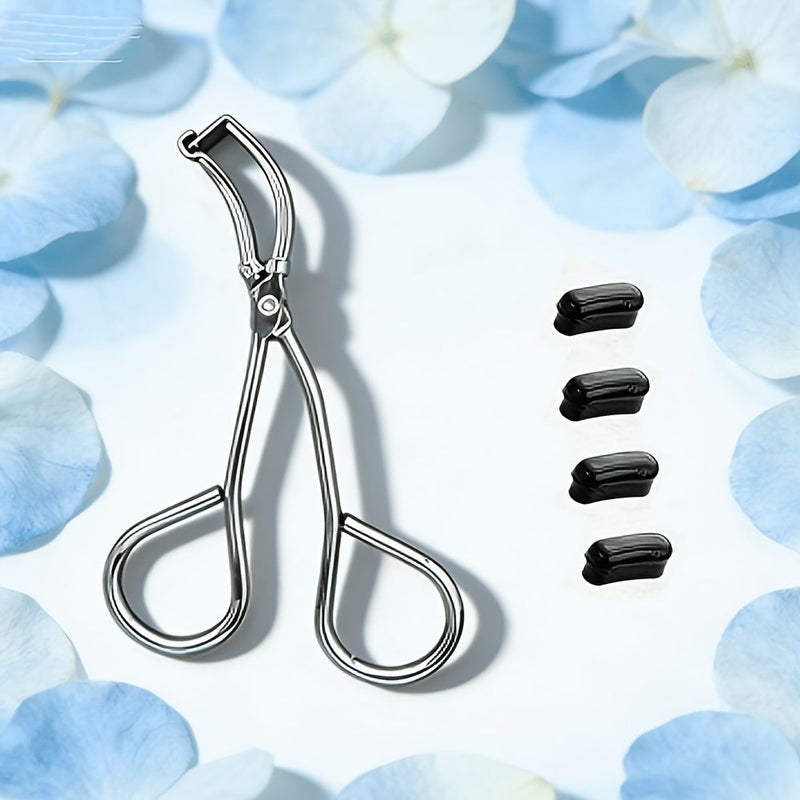 Stainless Steel Eyelash Curler Set Silvery 6pcs Professional Eye Beauty Tool - Image 2