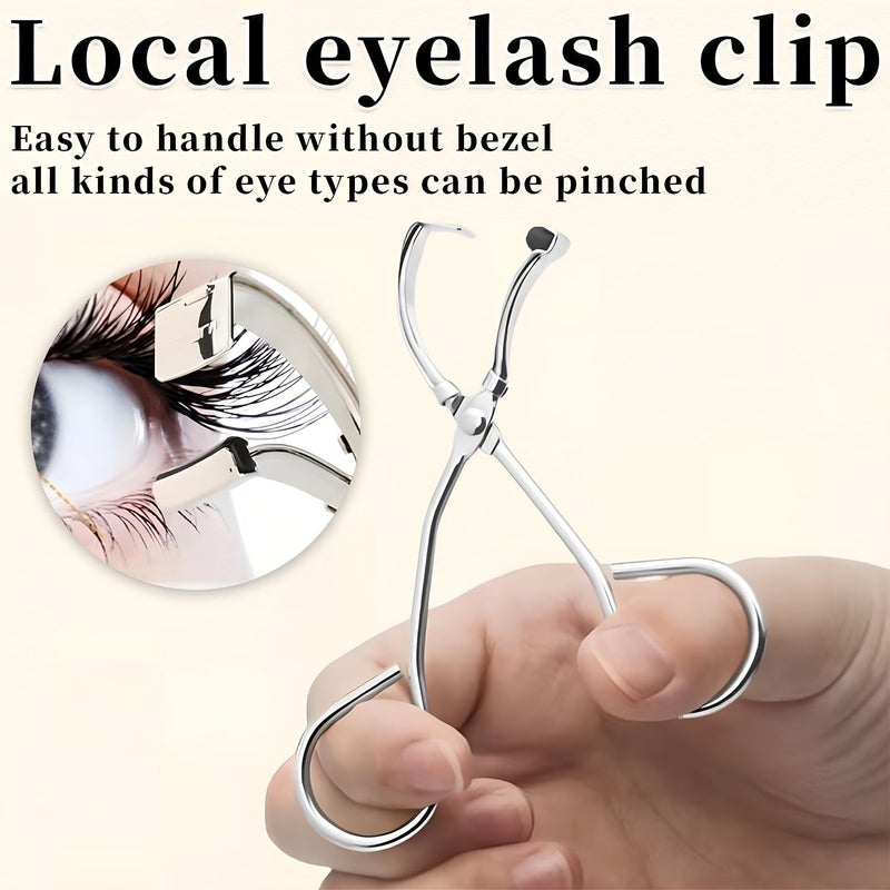 Stainless Steel Eyelash Curler Set Silvery 6pcs Professional Eye Beauty Tool - Image 3