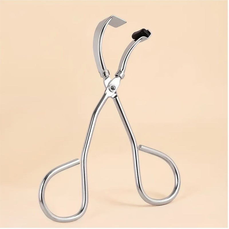 Stainless Steel Eyelash Curler Set Silvery 6pcs Professional Eye Beauty Tool - Image 1