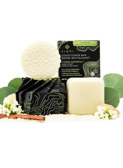 Viori Hidden Waterfall Shampoo and Conditioner Bar Set Made with Rice Water - Handcrafted Sulfate Free Shampoo and Conditioner