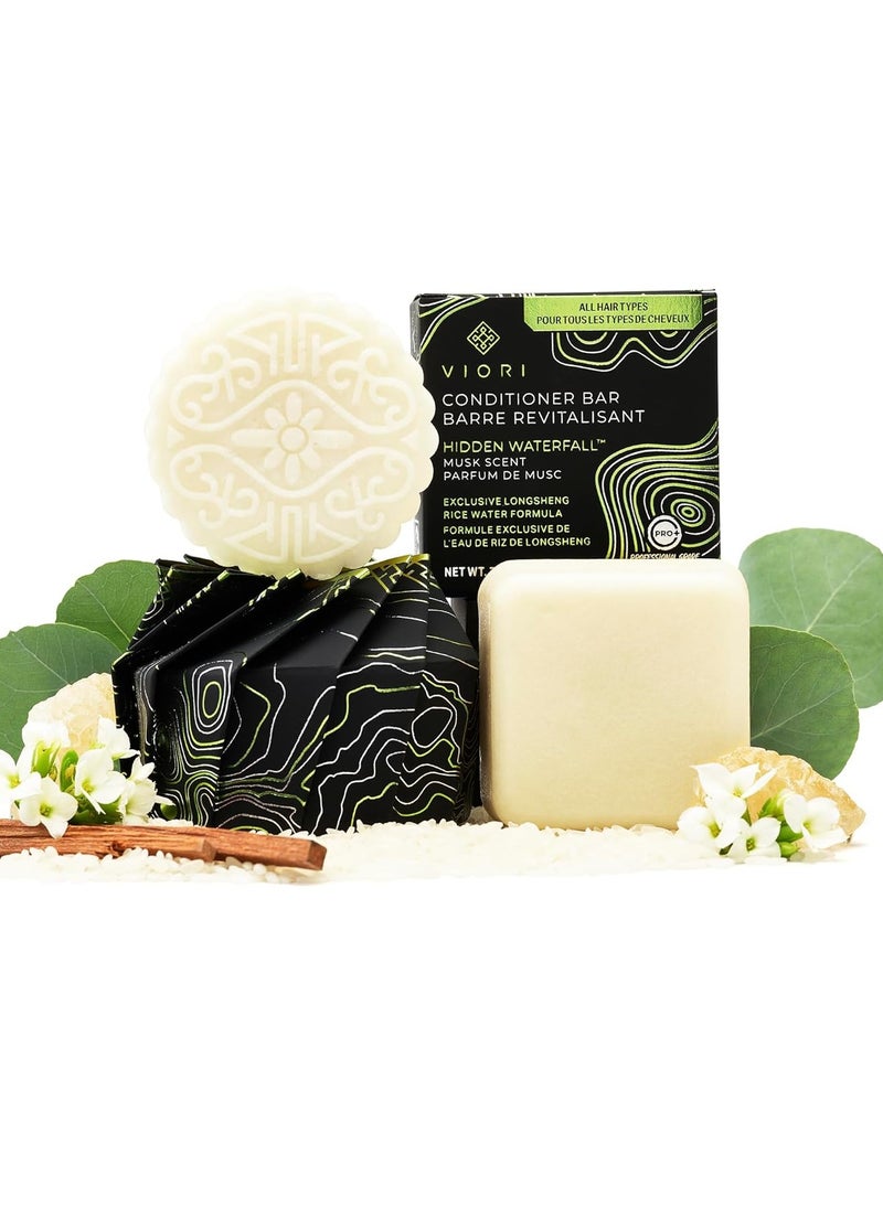 Viori - Viori Hidden Waterfall Shampoo and Conditioner Bar Set Made with Rice Water - Handcrafted Sulfate Free Shampoo and Conditioner - Image 1