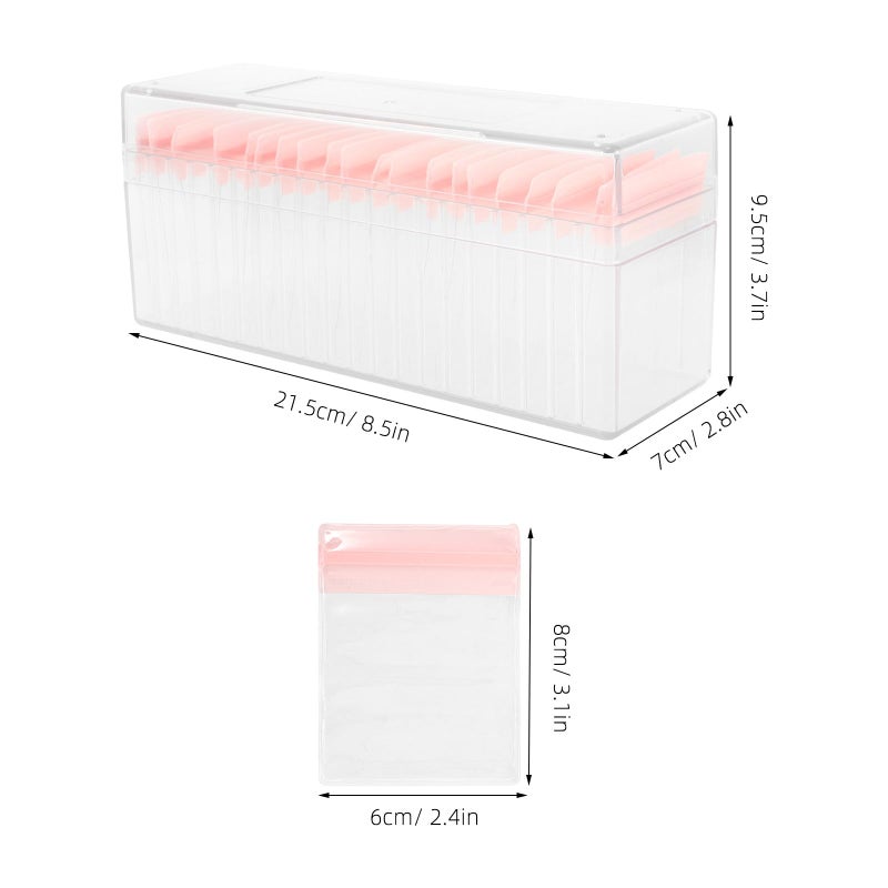 Acrylic Jewelry Organizer Box With Anti Tarnish PVC Seal Bags For Necklaces Earrings Bracelets - Image 3