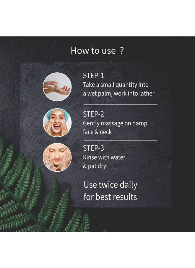 AYOUTHVEDA Activated Charcoal Face Wash | Anti-Pollution, Deep Pore Cleaning & Oil Control | Skin Purifying & Deep Detox Formula | For Men & Women (Pack Of 1; 100Ml)  - Image 4
