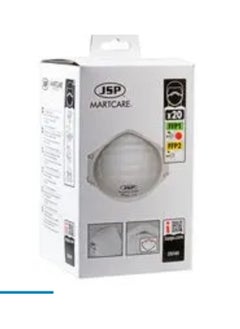 JSP 20Pcs P1 (FFP1) Respiratory Face Masks -  BEG110-001-B00  - Image 2