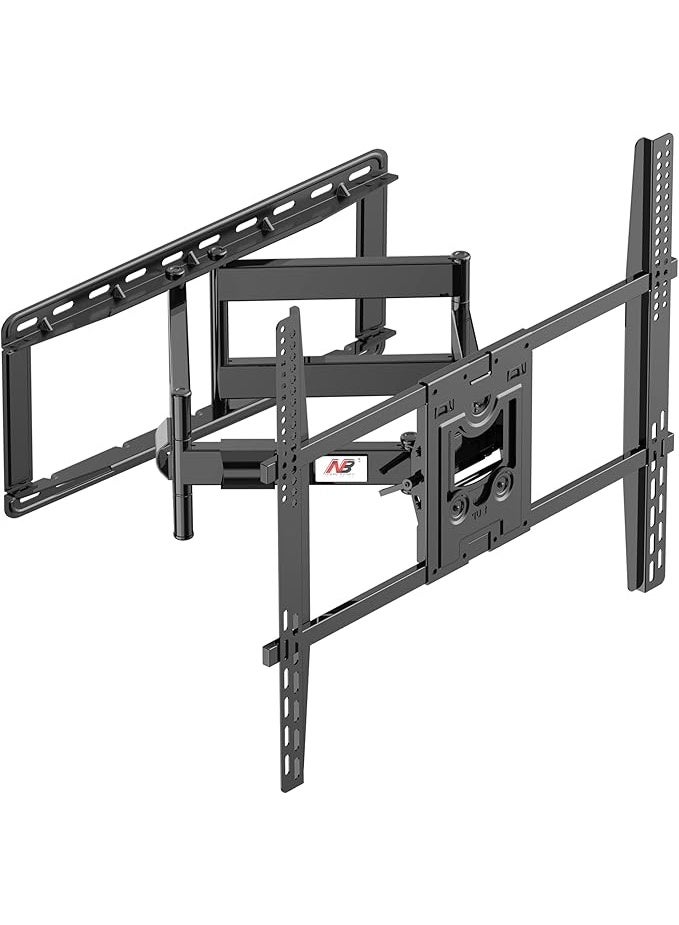NB North Bayou Heavy Duty TV Wall Mount Double Arms Articulating Swivel TV Bracket for Most 75”-110 inch LED LCD OLED TVs VESA Compatible Hold up to 200 lbs Wall Bracket SP5 - Image 1