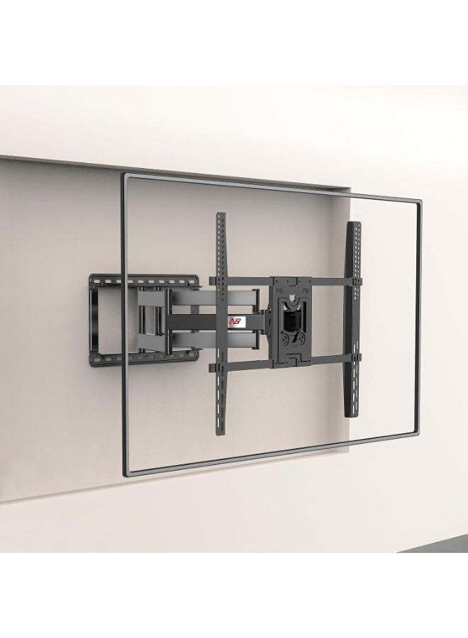 NB North Bayou Heavy Duty TV Wall Mount Double Arms Articulating Swivel TV Bracket for Most 75”-110 inch LED LCD OLED TVs VESA Compatible Hold up to 200 lbs Wall Bracket SP5 - Image 3