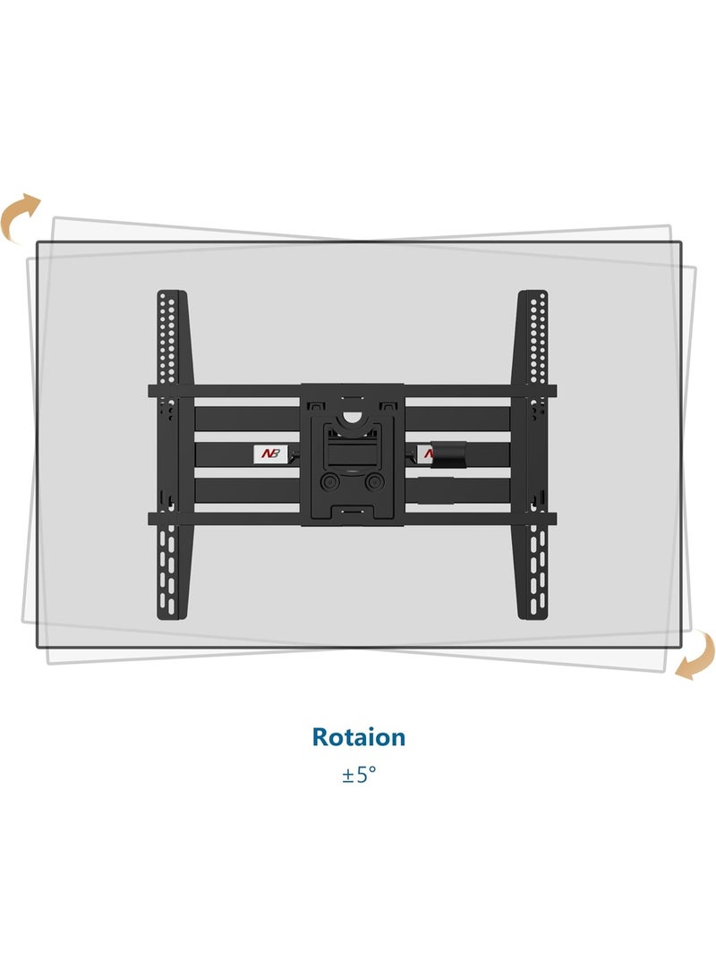 NB North Bayou Heavy Duty TV Wall Mount Double Arms Articulating Swivel TV Bracket for Most 75”-110 inch LED LCD OLED TVs VESA Compatible Hold up to 200 lbs Wall Bracket SP5 - Image 5