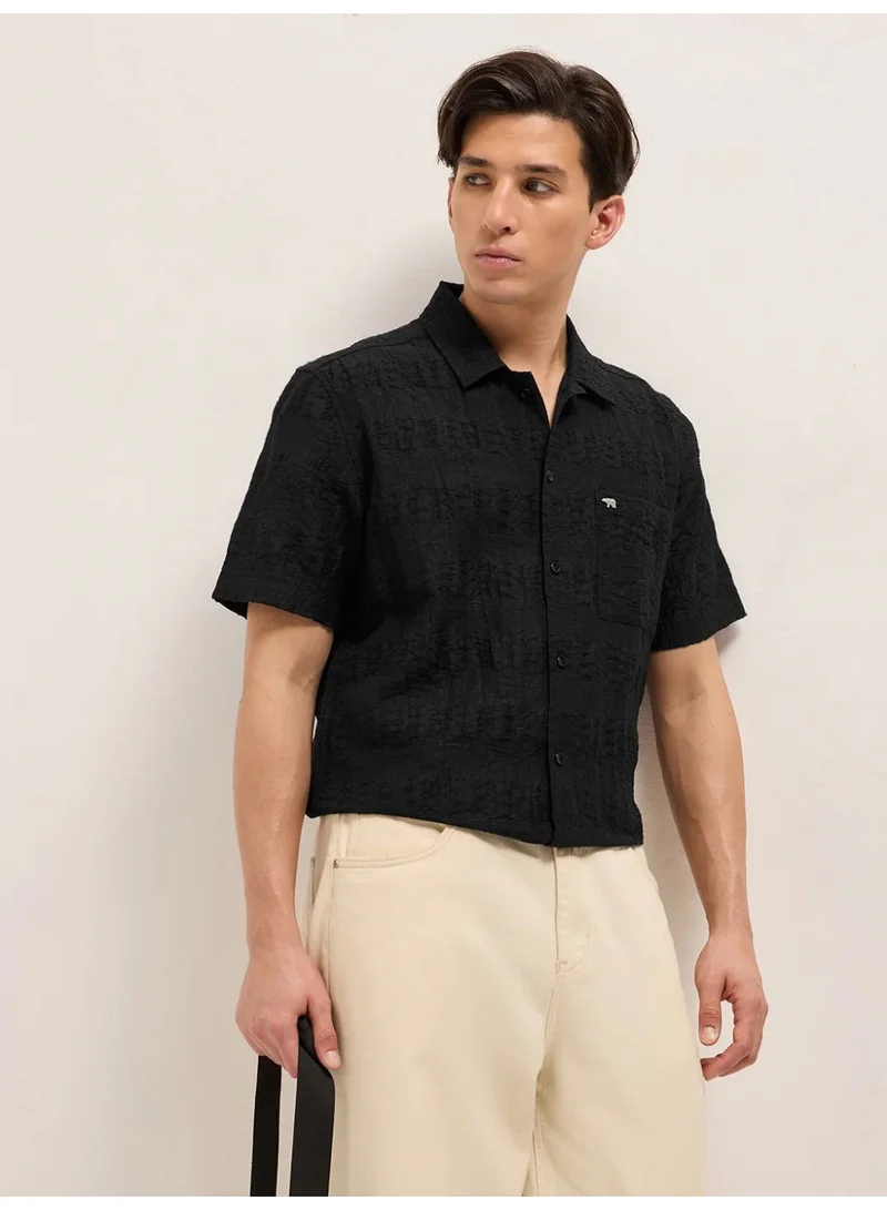 THE BEAR HOUSE  Men’s Classic Short Sleeve Casual Shirt – Lightweight, Breathable, and Designed for a Smart Yet Easygoing Look All Day Long for Men | Best Price UAE