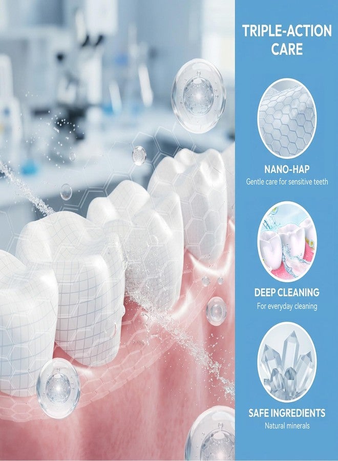yeklike 10% Nano Hydroxyapatite Toothpaste - Fluoride Free Mint Toothpaste,Protects and Strengthens Teeth,Natural Cleaning Oral for Adults-4.23 oz(2 Pack) - Image 3