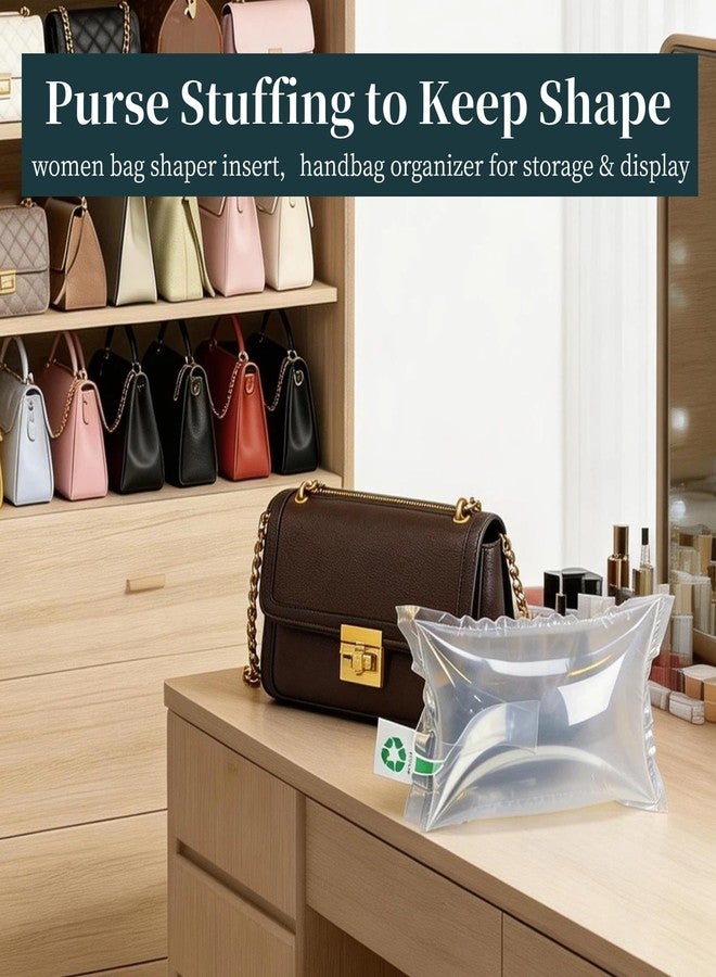 Hijelyn Purse Pillows to Keep Shape and Prevent Creases 50 Pack Inflatable Packing Filler Handbag Organizer Storage & Display, Large Bag Shaper Inserts Air Pillows for Shipping 9.84×7.87'' - Image 2