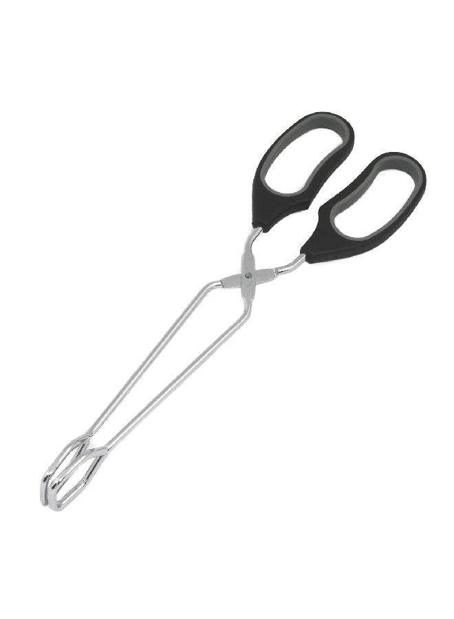 Chef Craft Serving Tong Black and Silver 3.25 x 12 Inch 21591 - Image 2