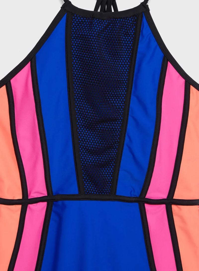 NEW LOOK Tween Color Block Swimsuit