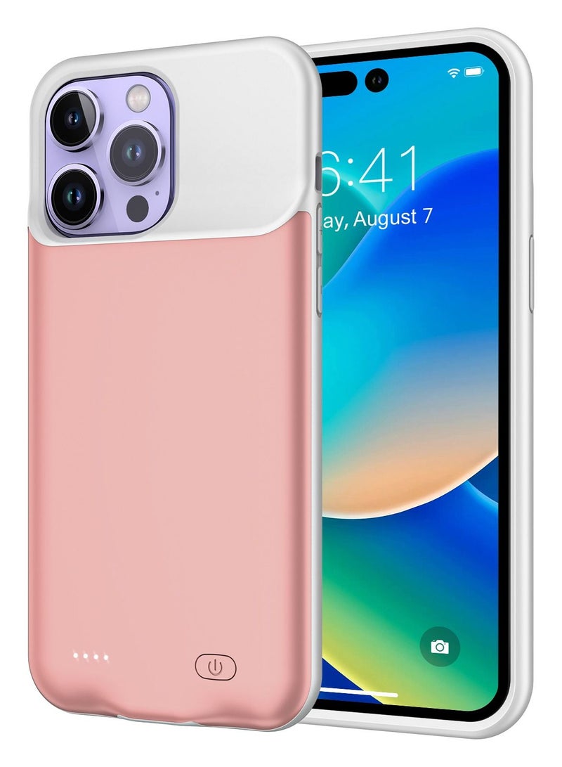 Raxoom 8500mAh Battery Case Cover Rechargeable Extended Power Bank Wireless for IPhone 14 Pro Max - Image 1