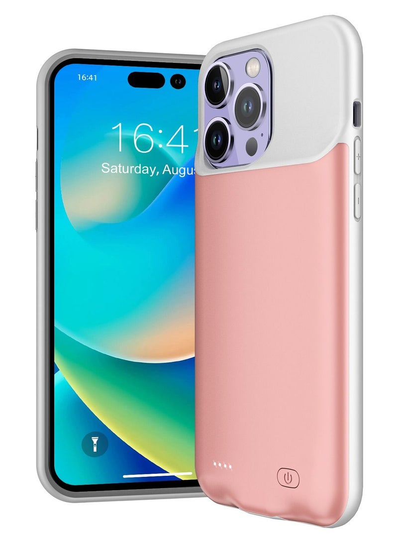 Raxoom 8500mAh Battery Case Cover Rechargeable Extended Power Bank Wireless for IPhone 14 Pro Max - Image 2