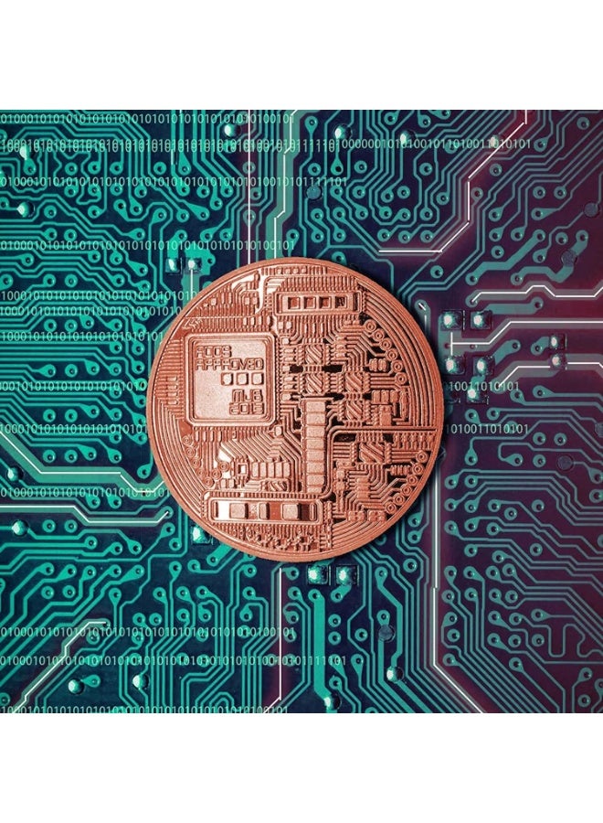 3Pcs Bitcoin Coin - Gold Silver and Bronze Physical Blockchain Cryptocurrency in Protective Collectable Gift, BTC Craft Souvenir (Gold, silver and copper) - Image 5