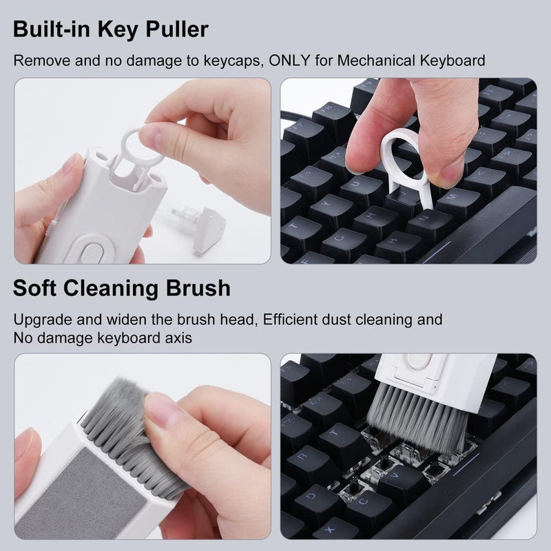 VRPRIME 8-in-1 Laptop Cleaning Kit Screen Clean | Mobile Phone Cleaning Kit | Tools for Keyboard, Earbuds & Screen Clean| with 250Ml Screen Cleaner Liquid Spray - Image 3