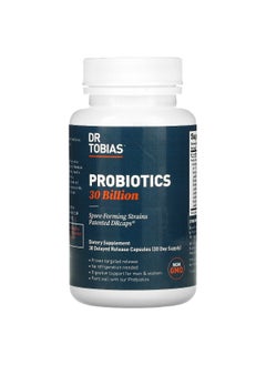Dr. Tobias Dr. Tobias, Probiotics, 30 Billion, 30 Delayed Release Capsules  - Image 1