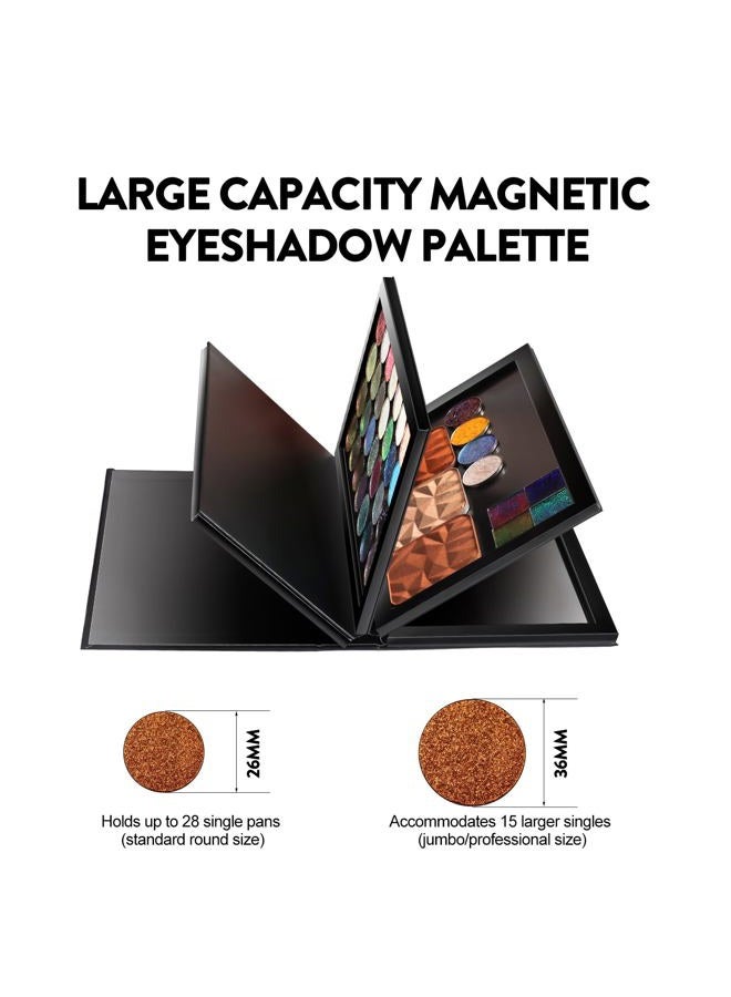 SZDYM 4 layers empty cardboard magnetic book eyeshadow palette - Image 3