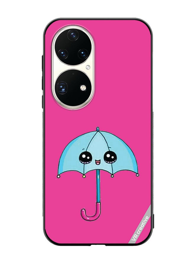 VR CREATIVE Protective Case Cover For Huawei P50 Pro Umberalla Design Multicolour - Image 1