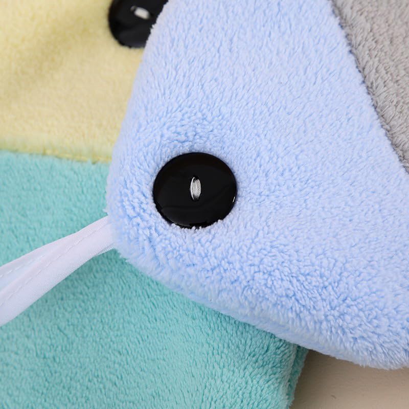 CLUZE Super Soft FishHanging Hand Towel for Kitchen and Bathroom Absorbent Thick Coral Velvet Hand Towels with Hanging Loop Fast Drying Microfiber (Multicolor) (Pack of 2) - Image 4