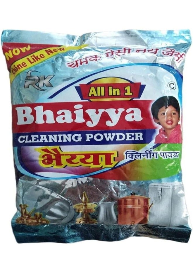 BUYEASY All In One Bhaiyya Cleaning Powder for furniture, tile,steel,aluminium,pital,tamba utensile cleaning powder/cleaning powder for utensils/cleaning powder for silver items -200gms PACK of 5 - Image 4
