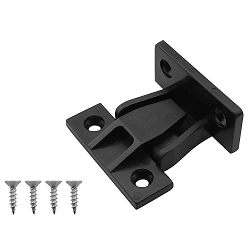 JCBIZ 5pcs Plastic Quick Fitting Furniture Panel Joint Bracket 48x21mm Fast Installation Push-On Clips Corner Buckle for Cabinet Wardrobe Mounting Roman Column Connection - Image 3