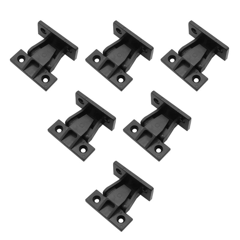 JCBIZ 5pcs Plastic Quick Fitting Furniture Panel Joint Bracket 48x21mm Fast Installation Push-On Clips Corner Buckle for Cabinet Wardrobe Mounting Roman Column Connection - Image 5
