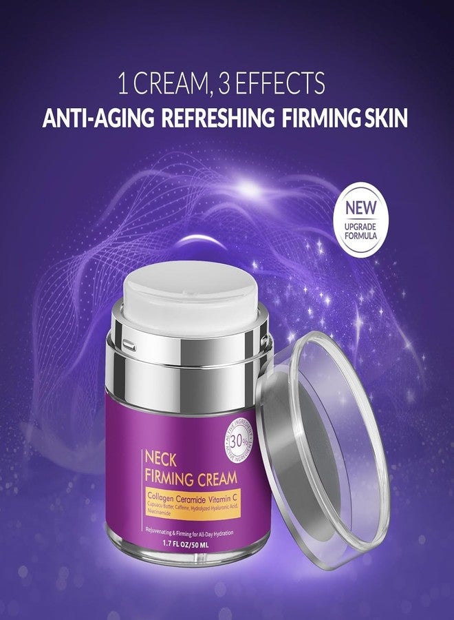 YTDB Neck Cream for Tightening and Firming, Fast-Absorbing Anti-Aging Neck & Face Cream with Collagen & Peptides, Visible Results in Days, Daily Moisturizing for Neck, Face & Chest, 1.7 Fl Oz - Image 3